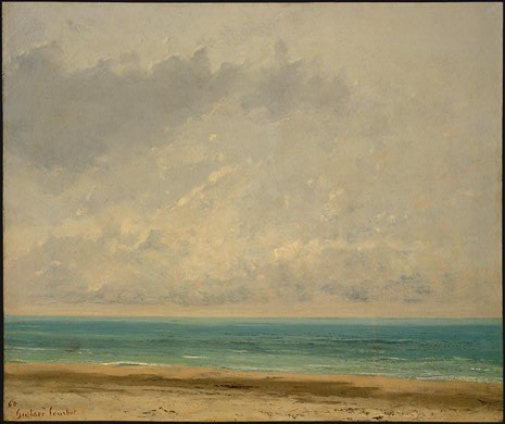 Calm Sea by Gustave Courbet