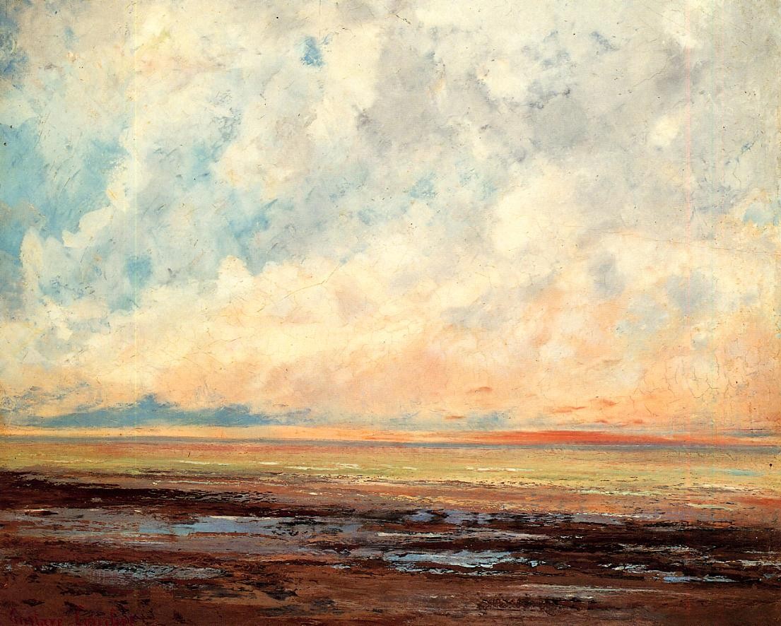Seascape by Gustave Courbet