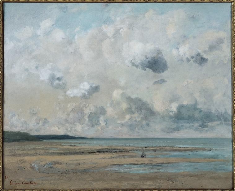 Shores of Normandy by Gustave Courbet