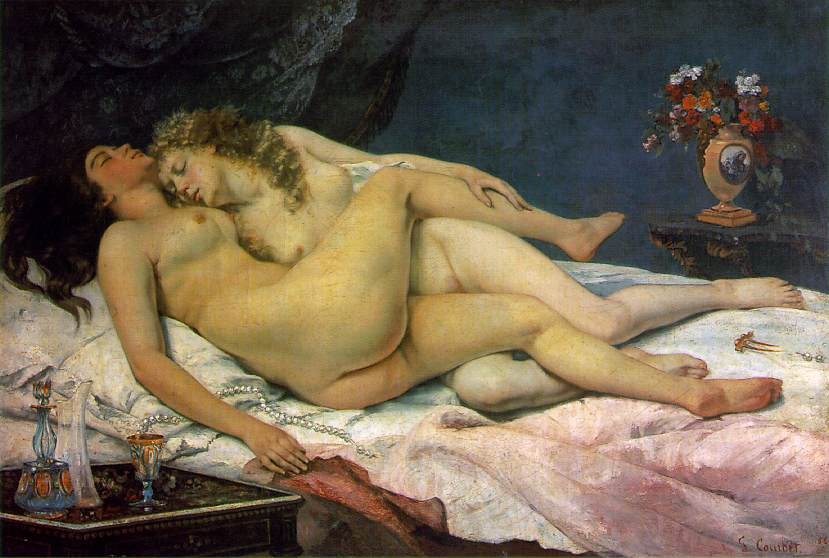 The Sleepers by Gustave Courbet