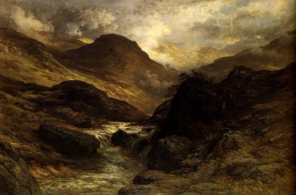 A Canyon by Gustave Dore