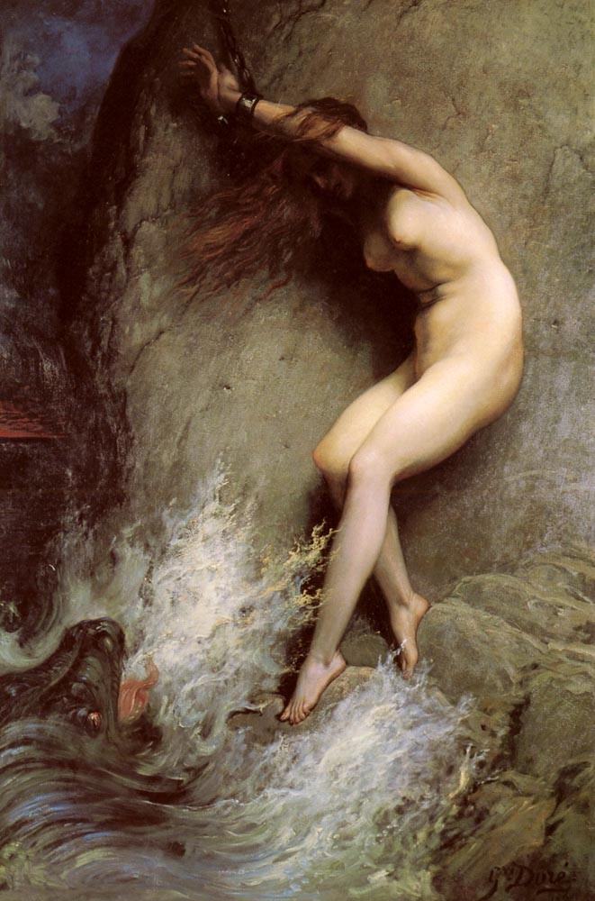 Andromeda by Gustave Dore