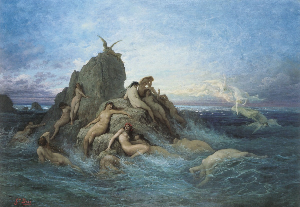 The Oceanides by Gustave Dore