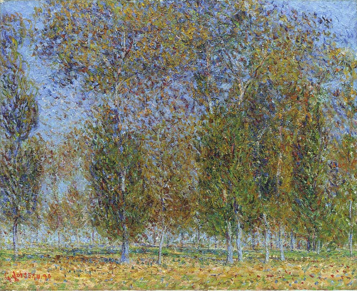 Autumn near Saint Cyr du Vaudreuil by Gustave Loiseau
