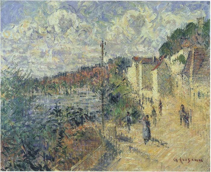 Beynac Quay at Bordeaux by Gustave Loiseau