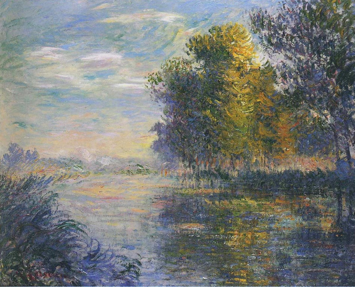 By the Eure River in Autumn by Gustave Loiseau