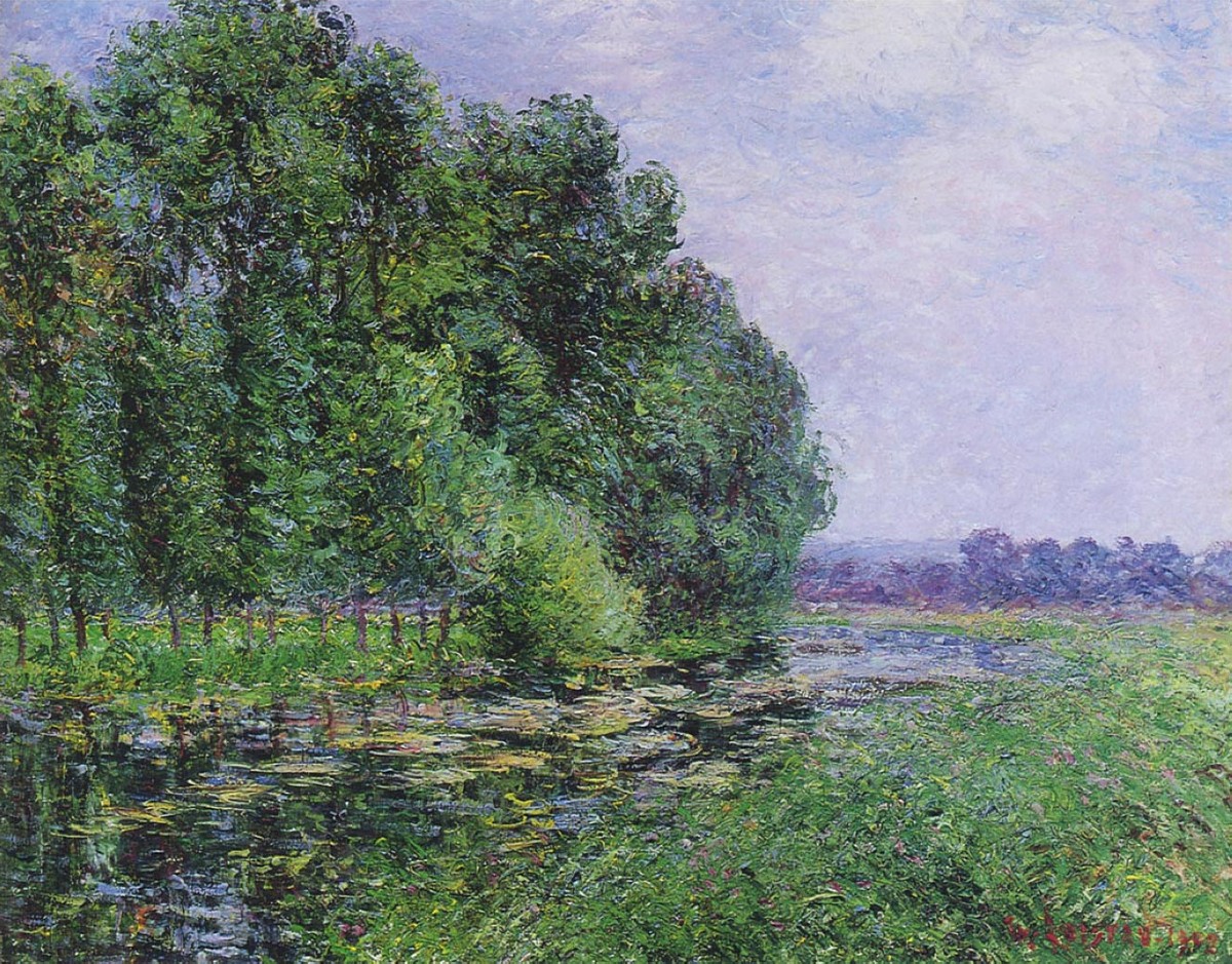 By the Eure River in Summer by Gustave Loiseau