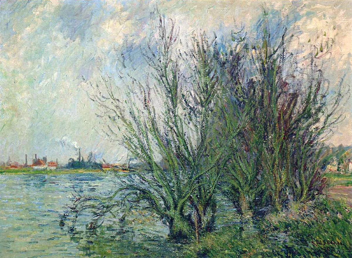 By the Oise River by Gustave Loiseau