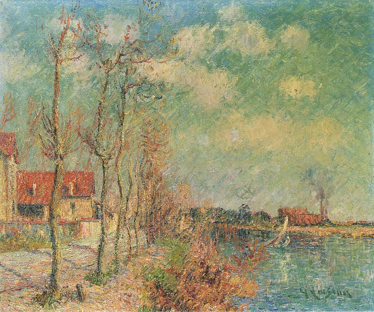 By the Oise River by Gustave Loiseau