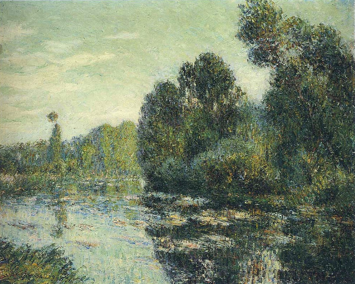 By the River Eure by Gustave Loiseau