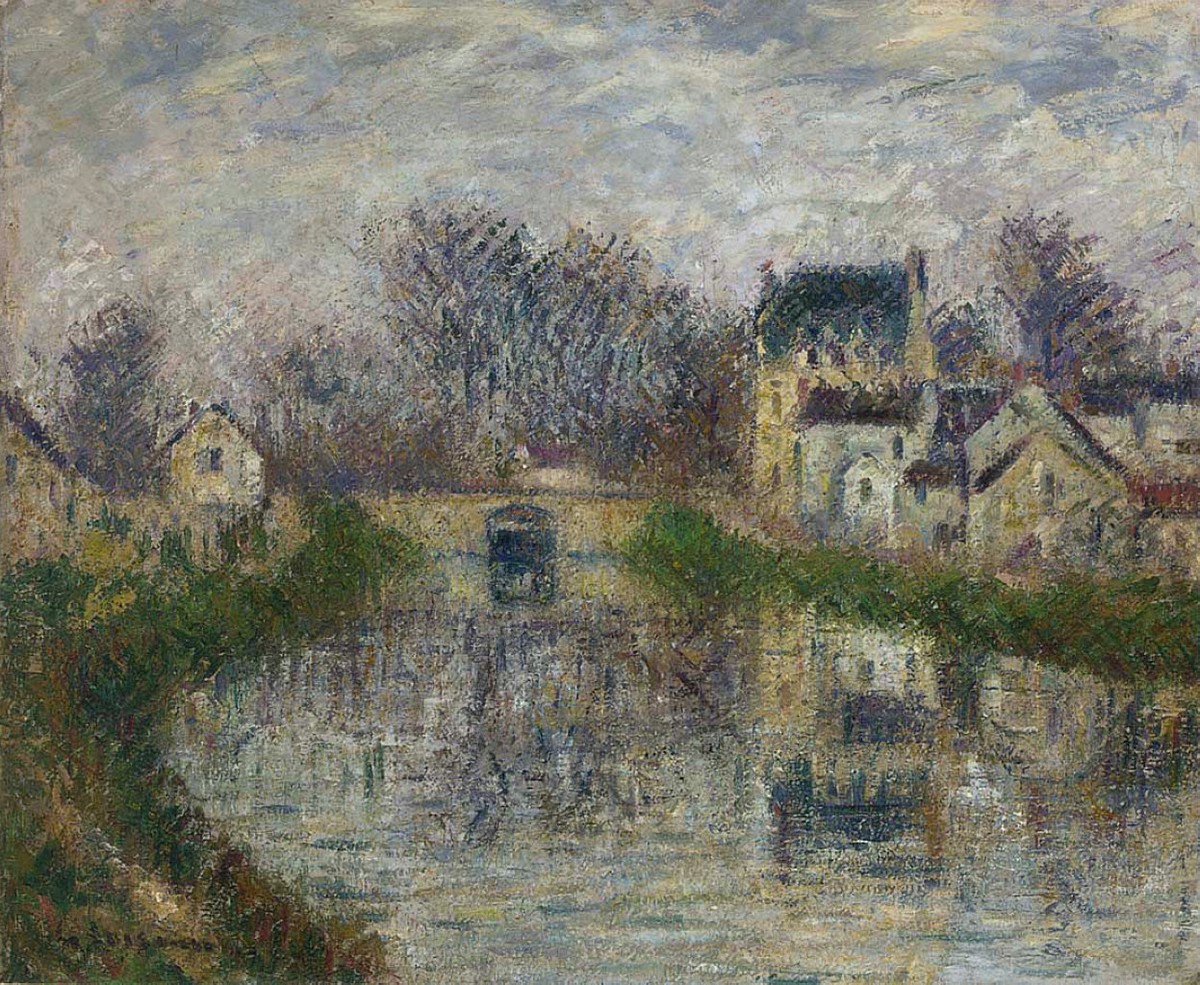 Canal at Moret by Gustave Loiseau