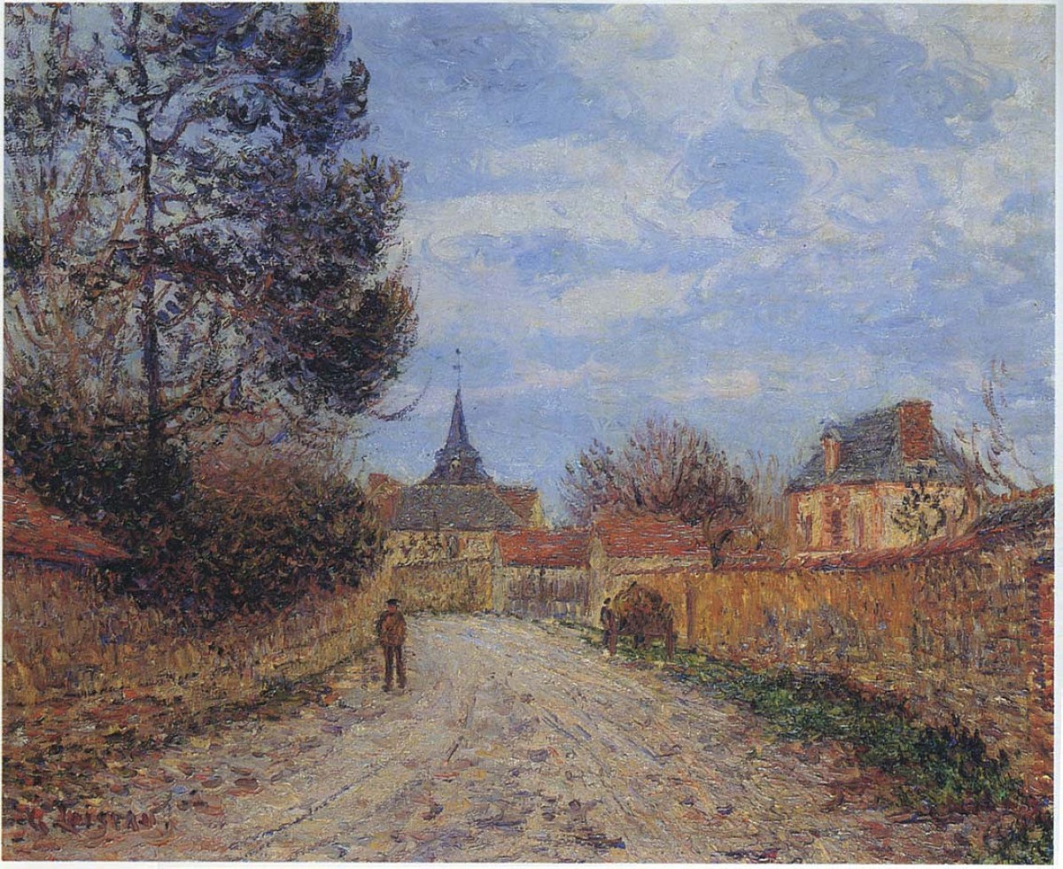 Church at Notre Dame by the Eure by Gustave Loiseau