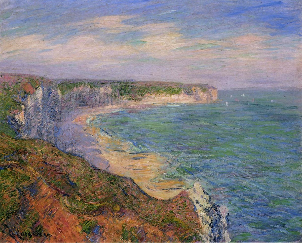 Cliffs at Fecamp in Normandy by Gustave Loiseau