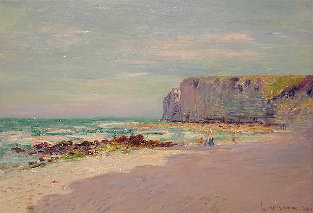 Cliffs at Petit Dalles, Normandy by Gustave Loiseau