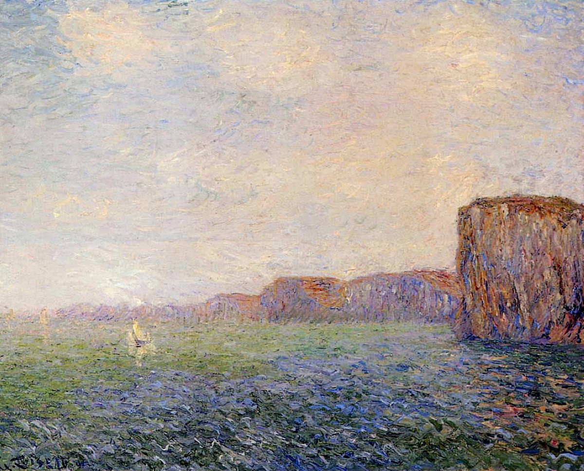 Cliffs by the Sea by Gustave Loiseau