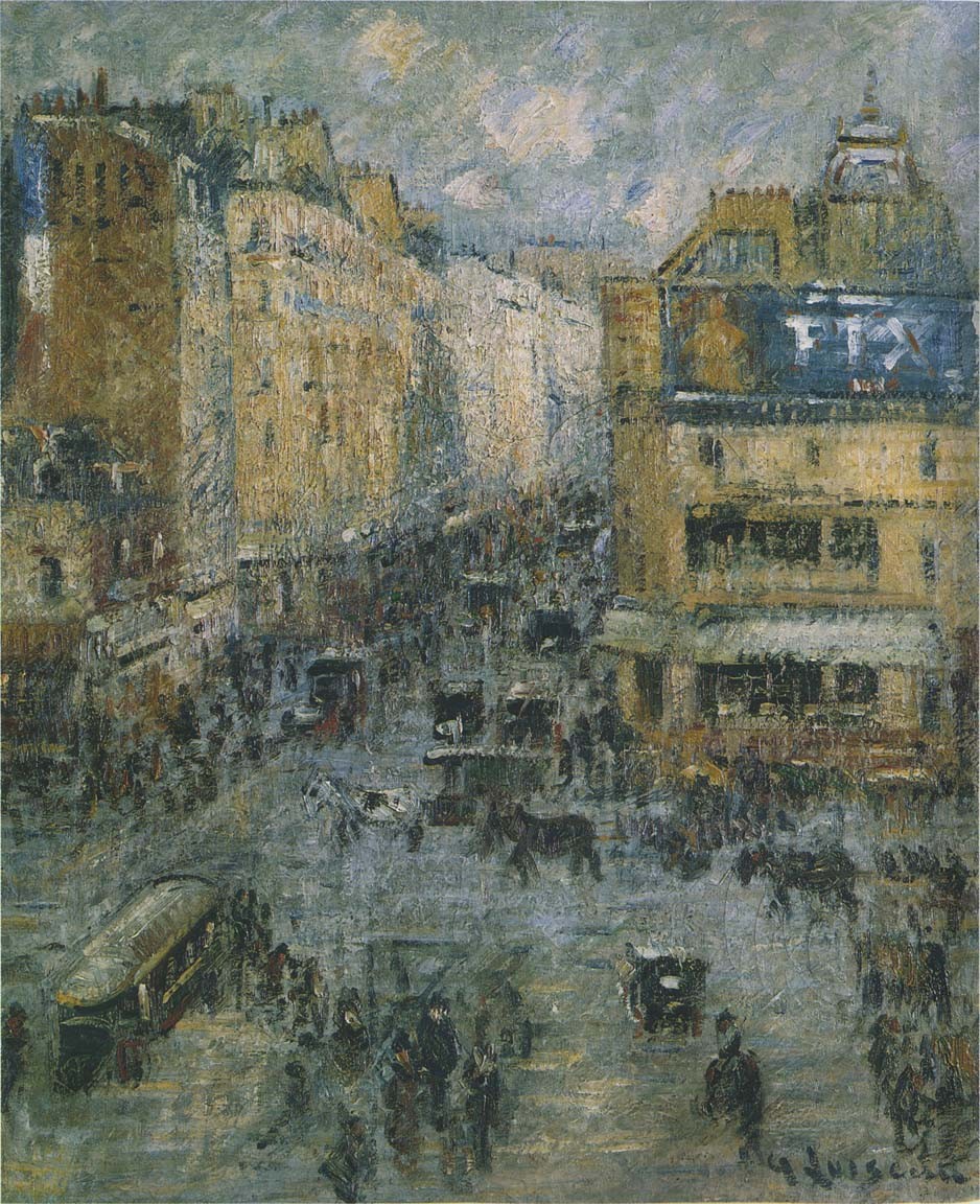 Cligancourt Street in Paris by Gustave Loiseau
