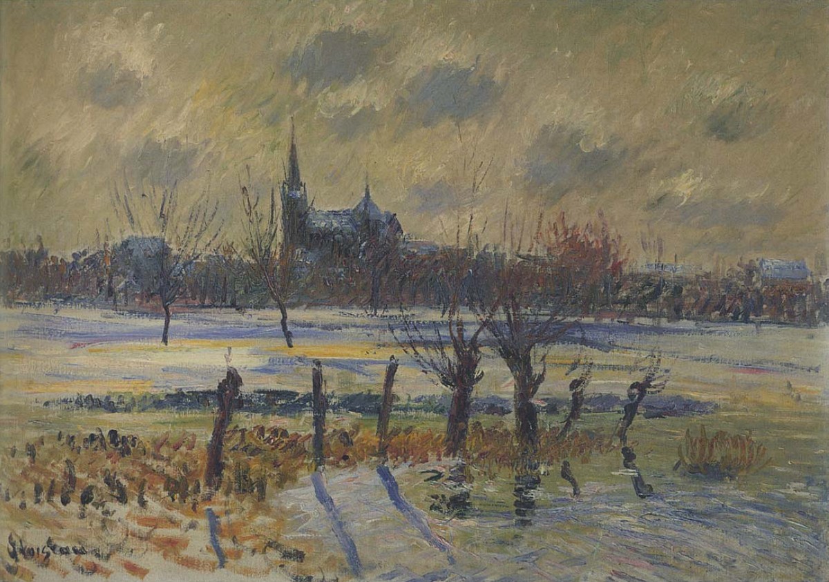 Flood at Nantes by Gustave Loiseau