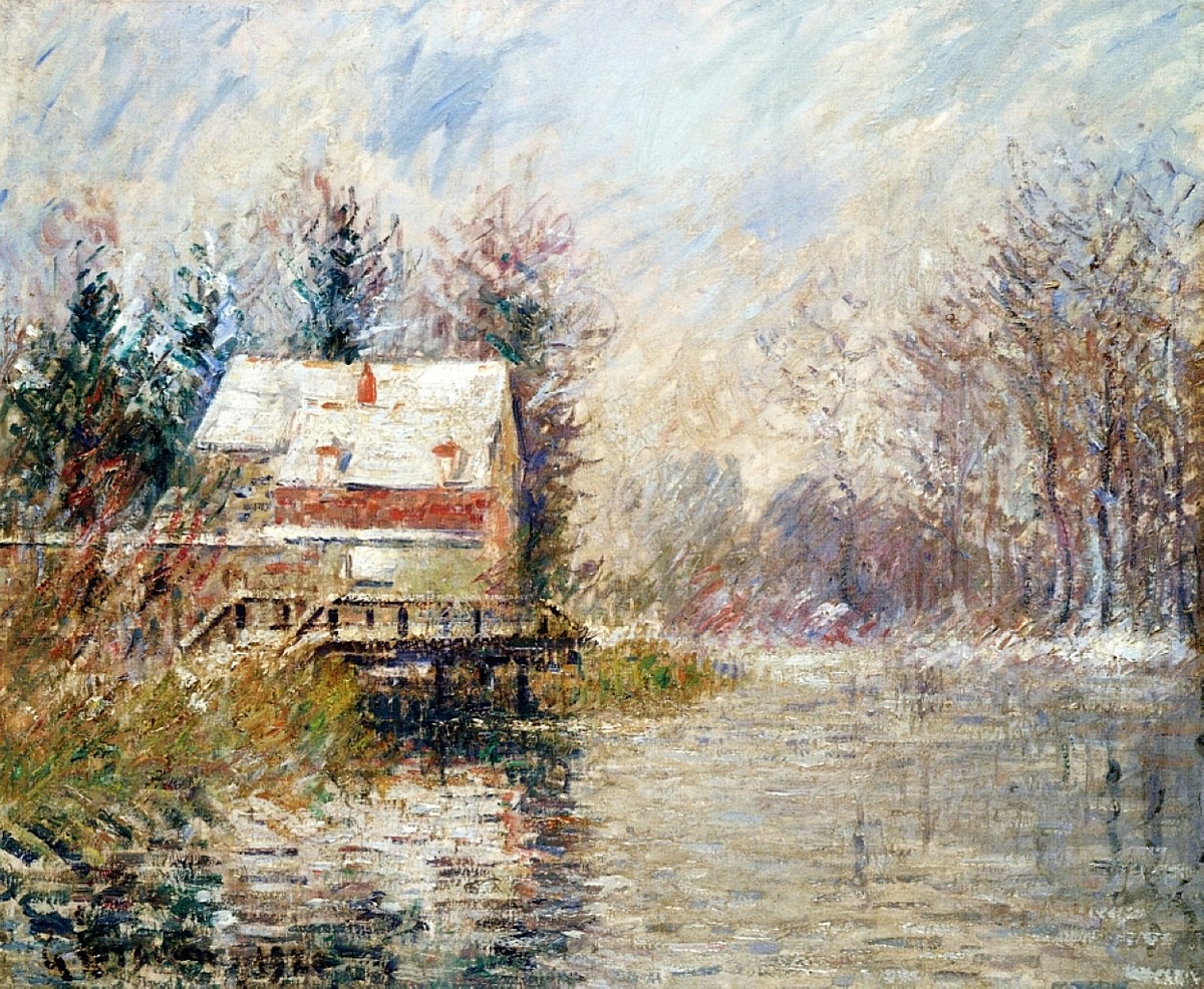House by the Water by Gustave Loiseau