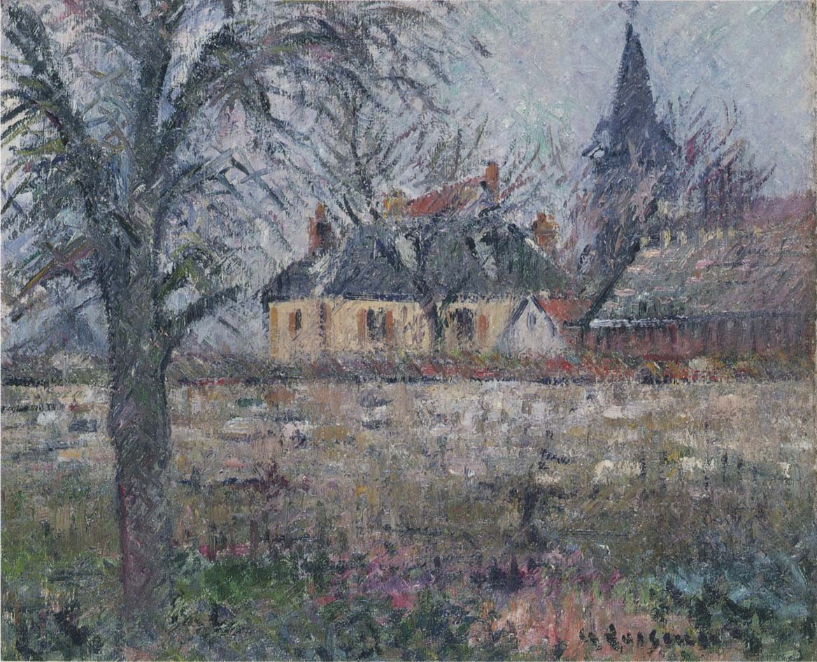 House of Monsieur de Irvy near Vaudreuil by Gustave Loiseau