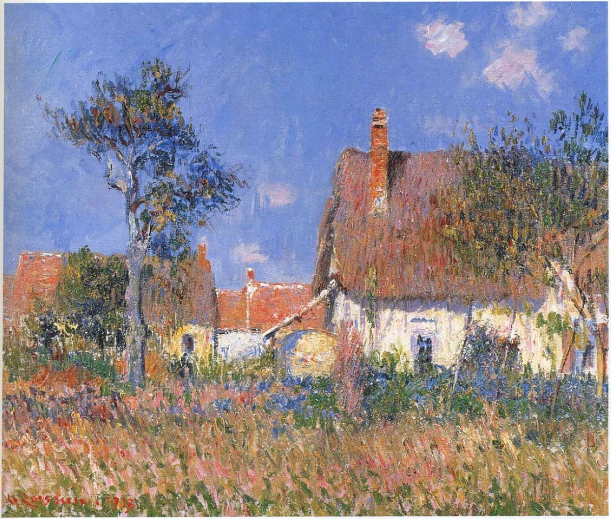 Houses in Normandy by Gustave Loiseau