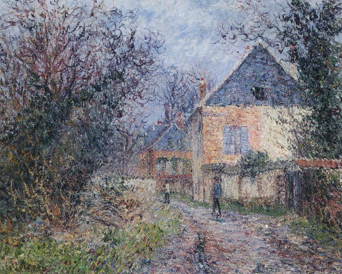 Houses near the Eure by Gustave Loiseau