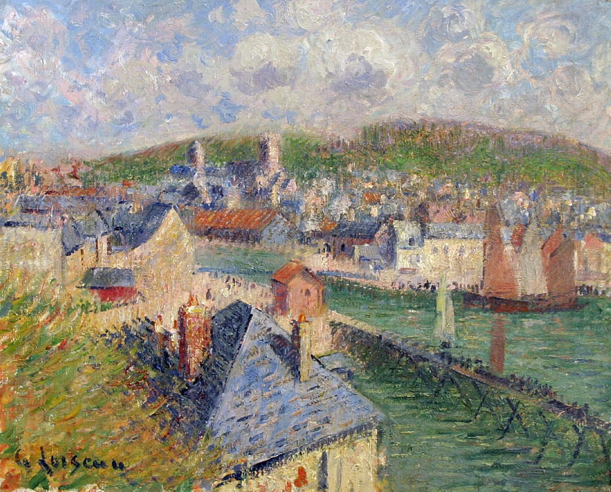 L’Avant Port De Fecamp by Gustave Loiseau