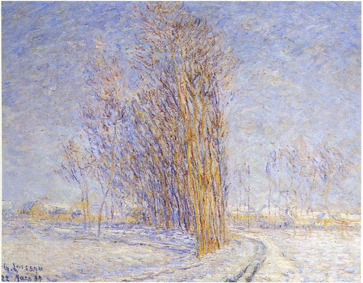 Landscape in Snow by Gustave Loiseau