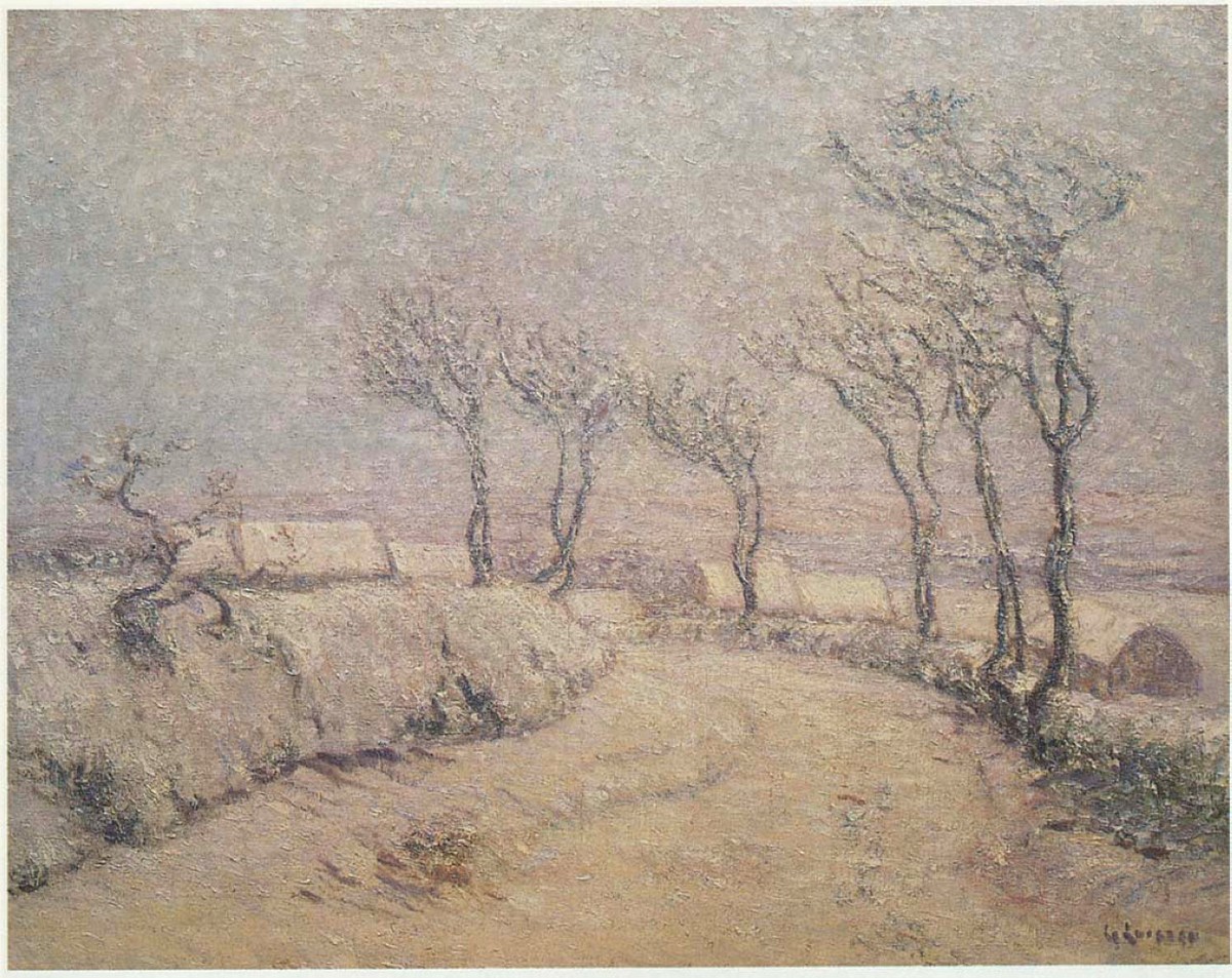 Landscape in Snow by Gustave Loiseau