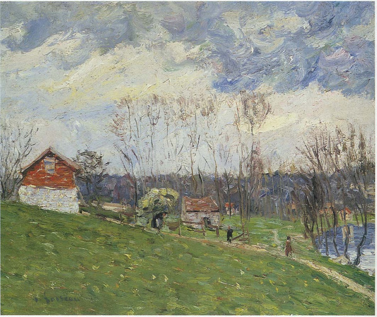 Landscape with House by Gustave Loiseau
