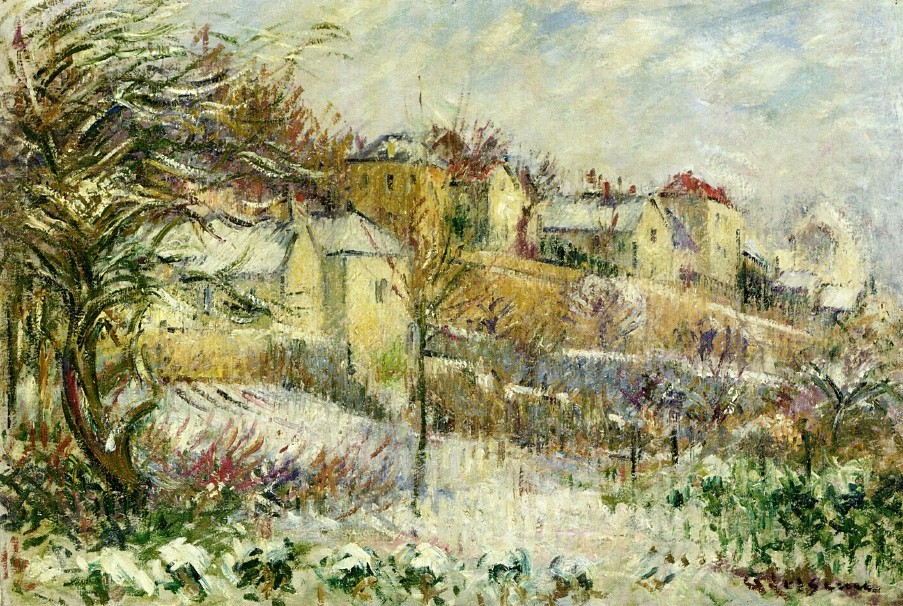 L'Hermitage in Pontoise by Gustave Loiseau