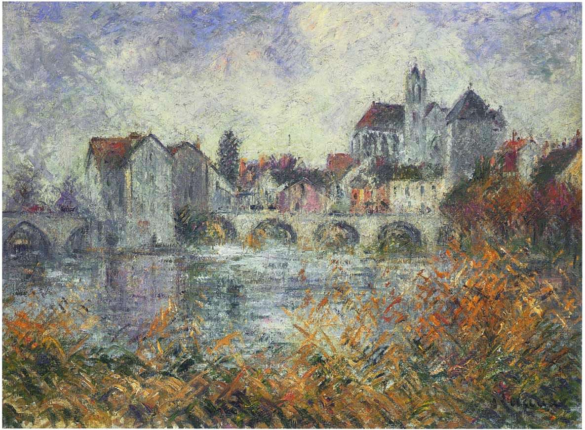 Moret on Loing Autumn by Gustave Loiseau