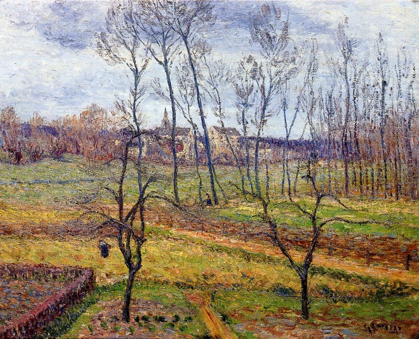 Overcast Weather at Nesles la Vallee by Gustave Loiseau