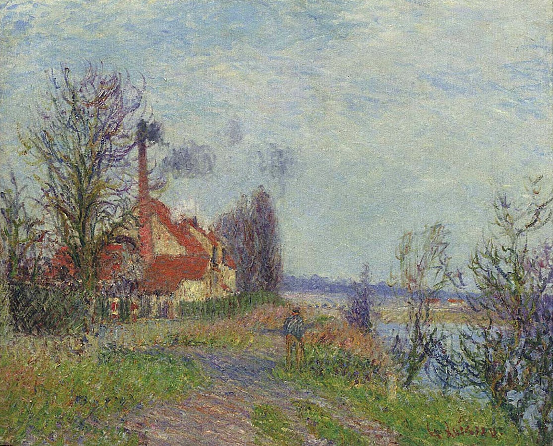 Paper Mill at Port Marly by Gustave Loiseau