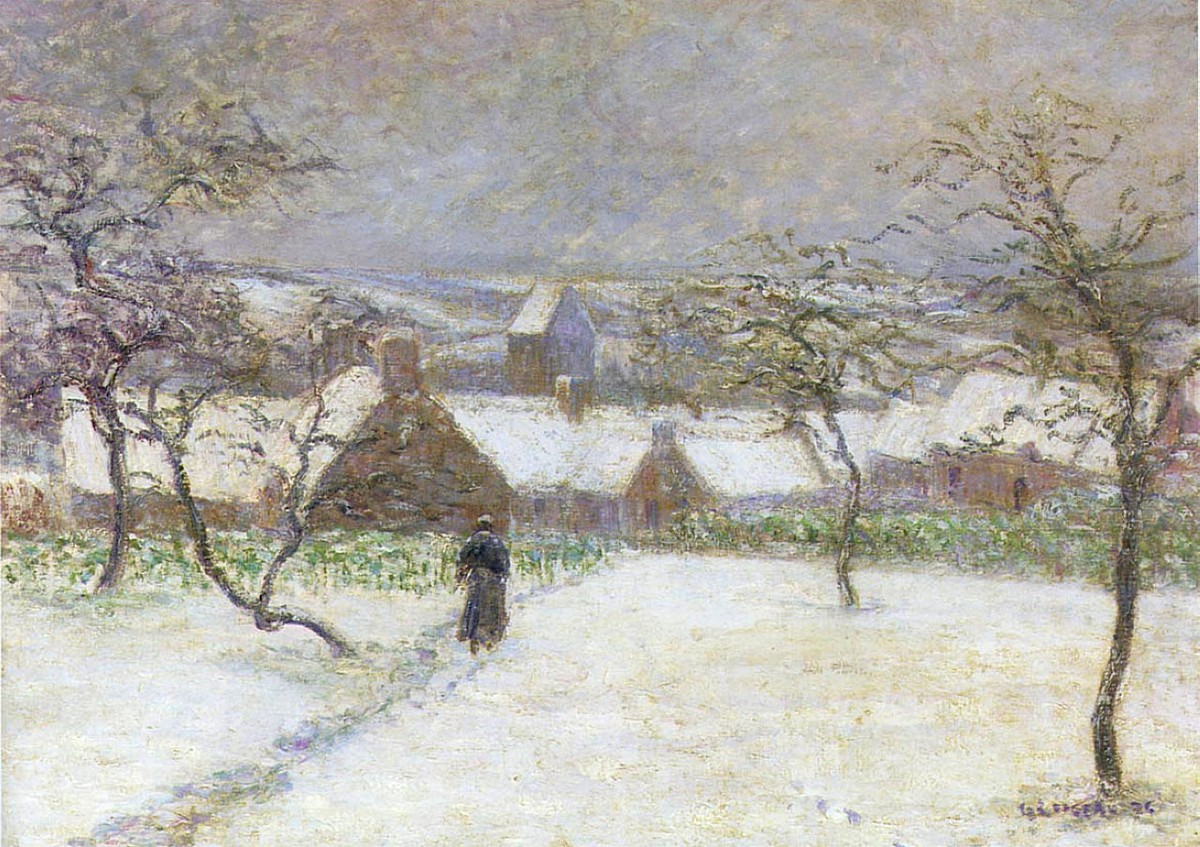 Path in the Snow by Gustave Loiseau