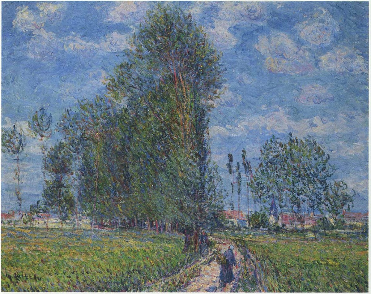 Path near Saint Cyr Vaudreuil by Gustave Loiseau