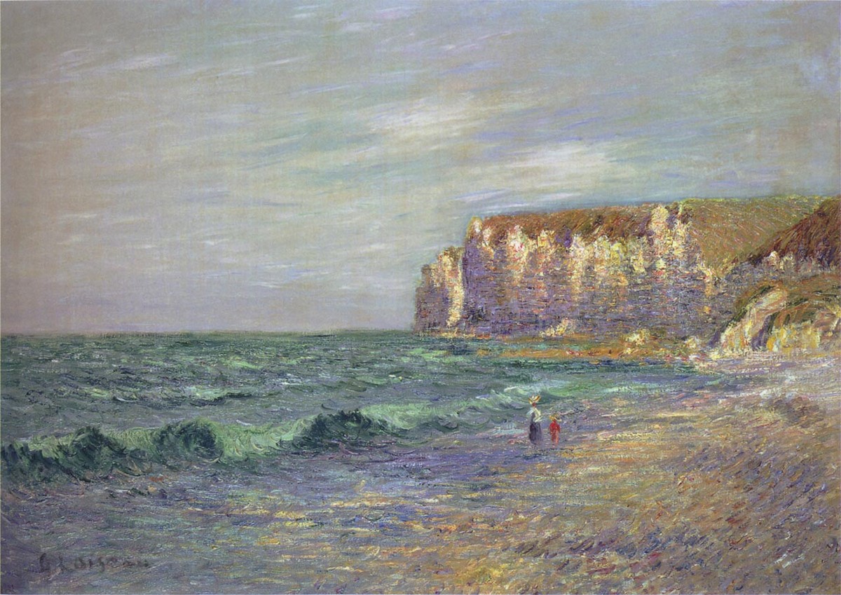 Petit Dalles at Normandy by Gustave Loiseau