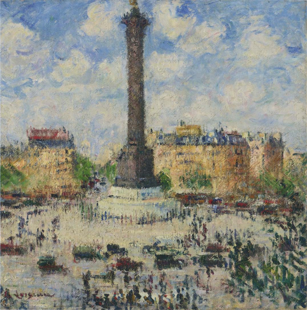 Place de la Bastille by Gustave Loiseau