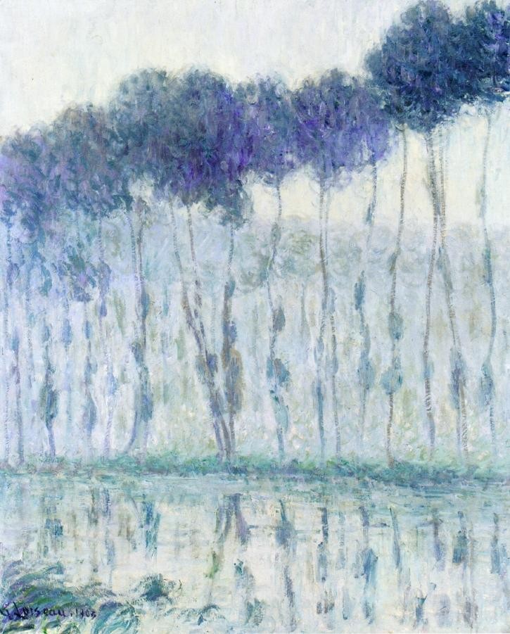Poplars on the Banks of the Eure by Gustave Loiseau