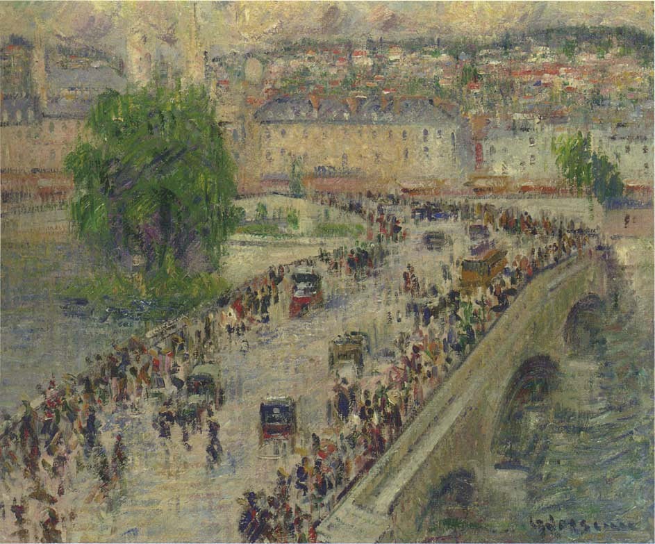 Port Corneille at Rouen by Gustave Loiseau