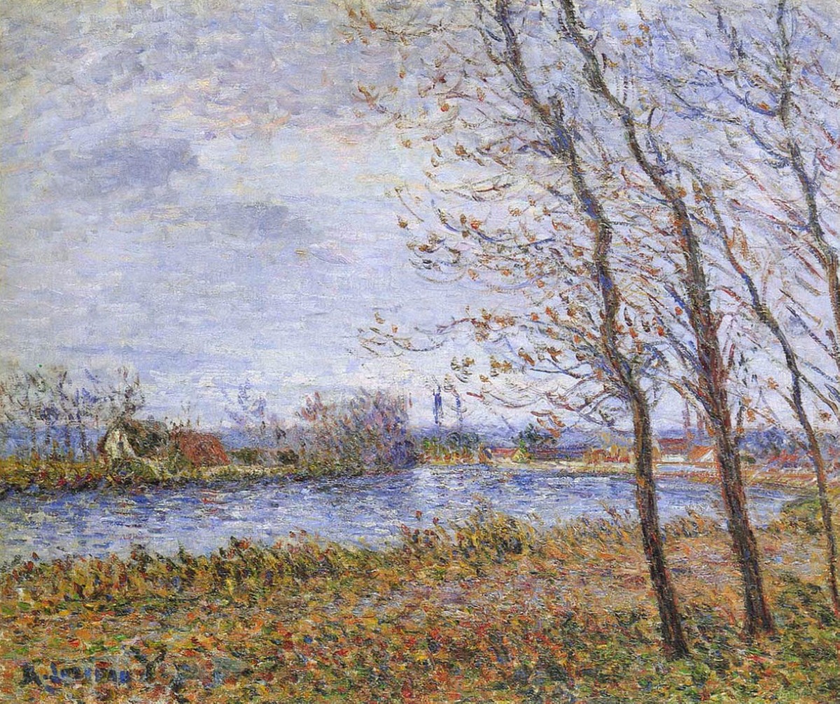 Port Pinche at the Turn of the Seine by Gustave Loiseau
