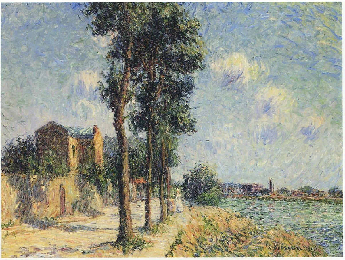 Quay at Dieppe by Gustave Loiseau