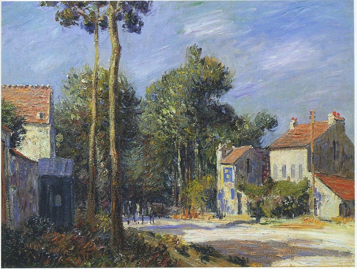 Road to Versailles by Gustave Loiseau