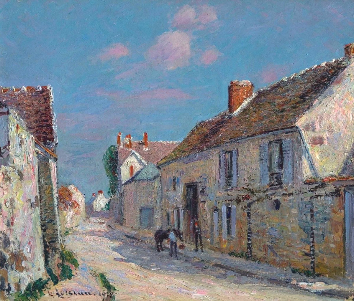 Rue a Ennery by Gustave Loiseau