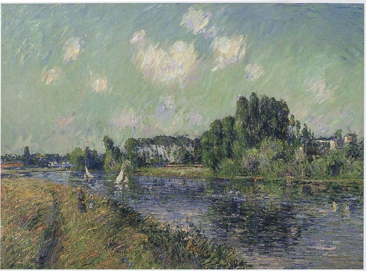 Sails on the Oise by Gustave Loiseau
