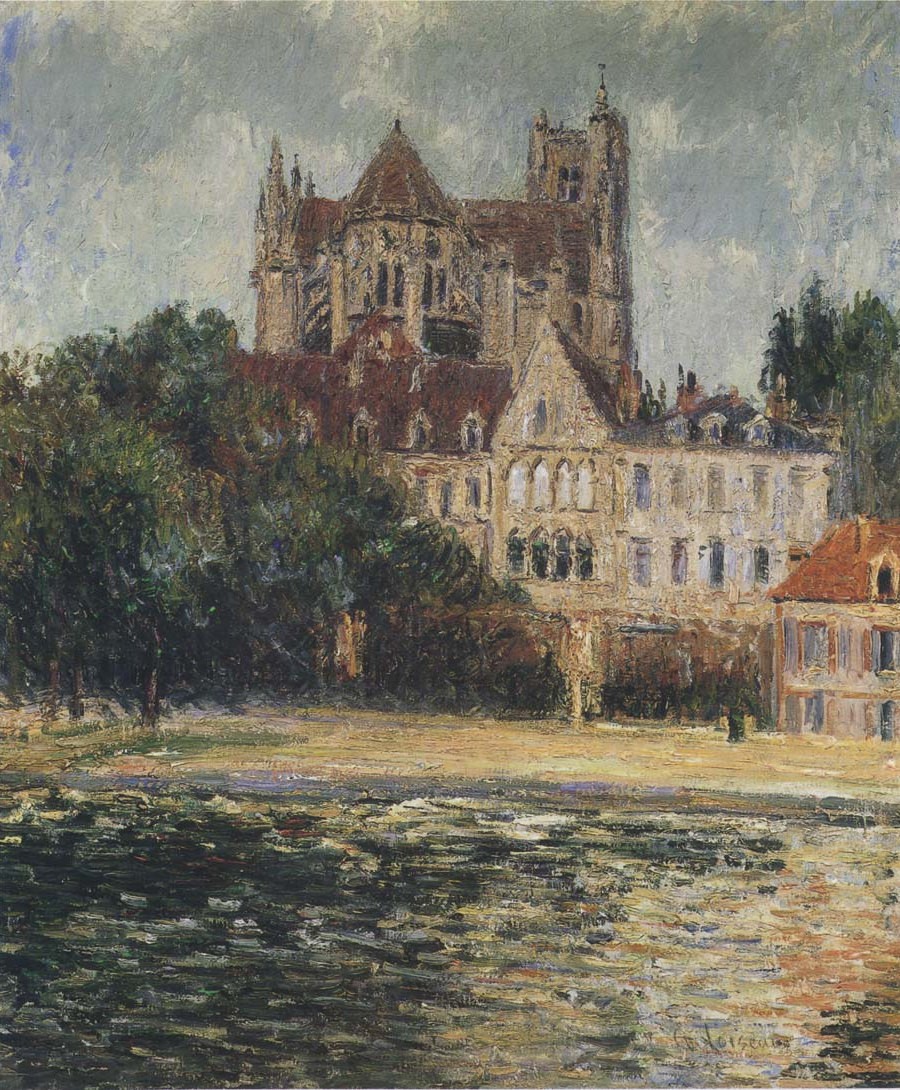 The Auxerre Cathedral by Gustave Loiseau