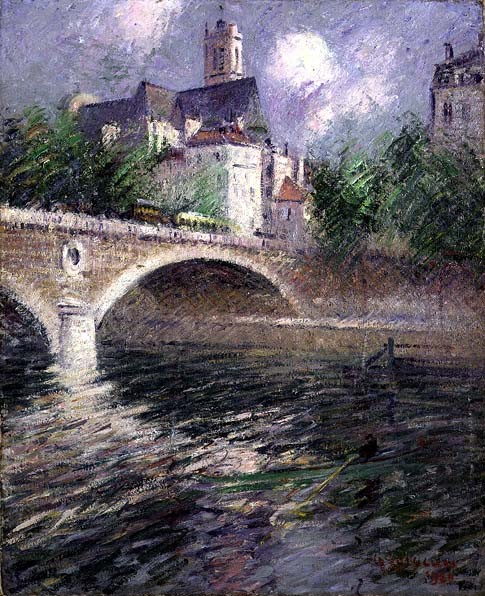 The Church of St. Gervais by Gustave Loiseau