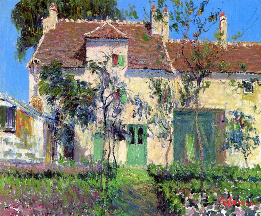 The Garden Behind the House by Gustave Loiseau