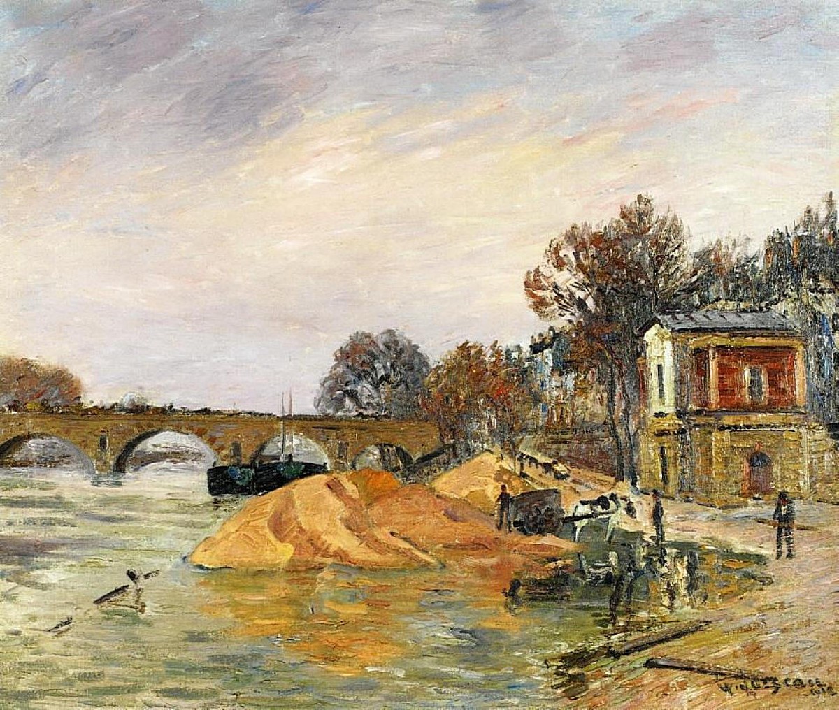 The Pont Marie de Paris by Gustave Loiseau