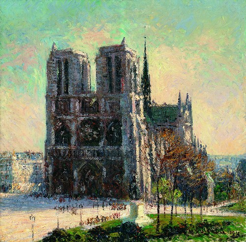 View of Notre Dame by Gustave Loiseau