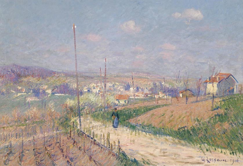 Village in Spring by Gustave Loiseau